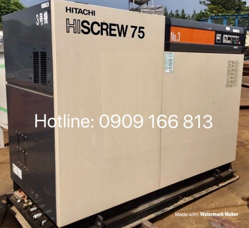 Máy nén khí trục vít Hitachi 75kw (100HP)