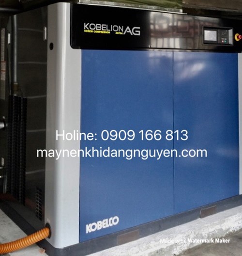 Máy nén khí trục vít Kobelco 75kw (100hp) - AG75A